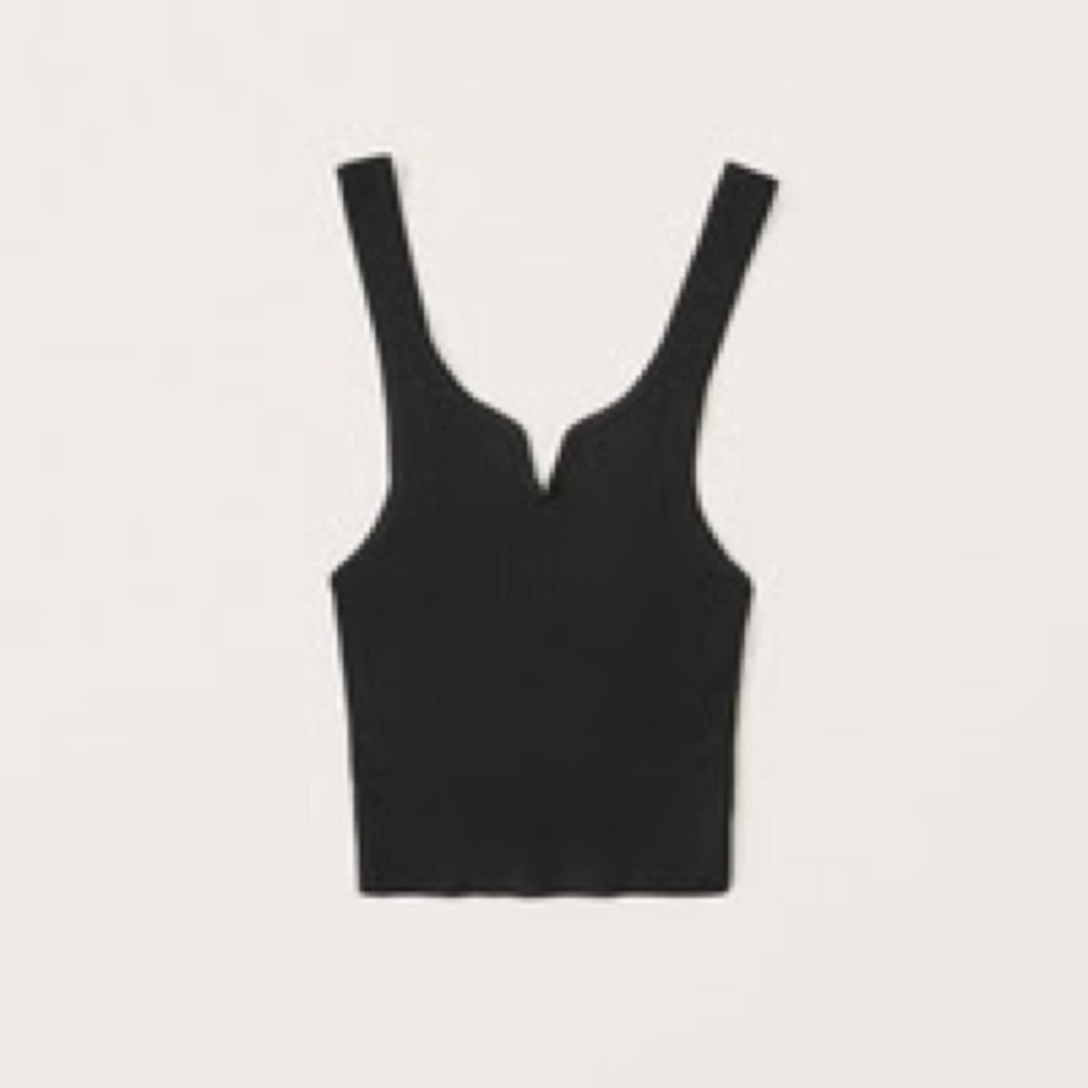 Abercrombie Black Ribbed Tank